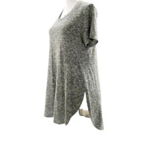 MOSSIMO Heather Gray Knit Side Split Swing Top SKUW239‎